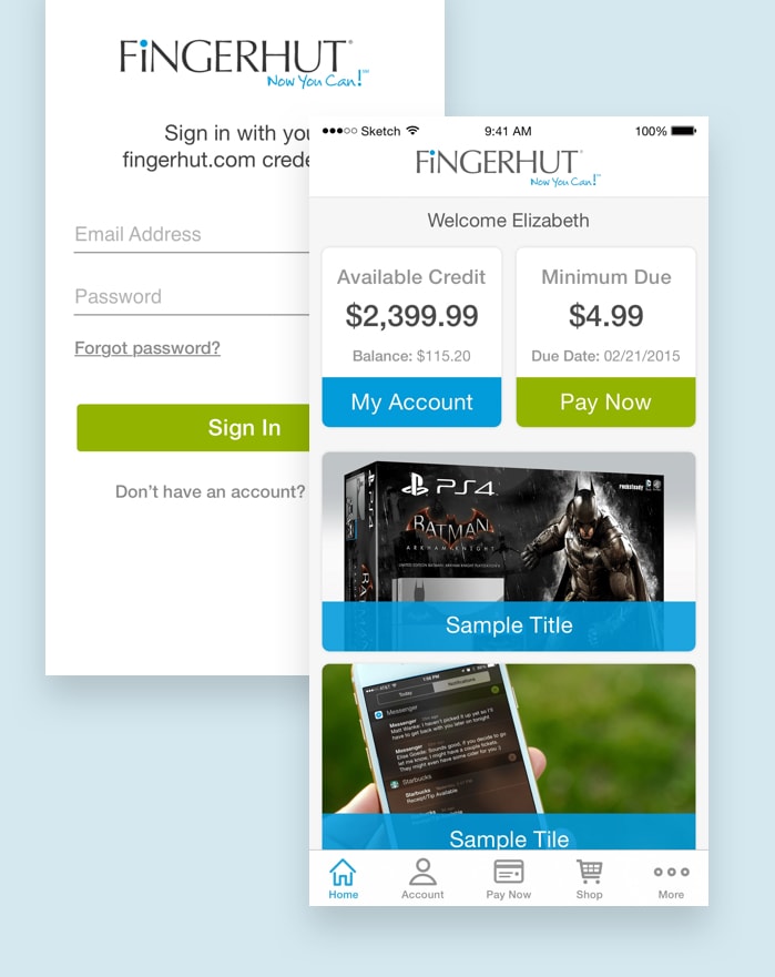 Fingerhut Mobile App Thumbnail